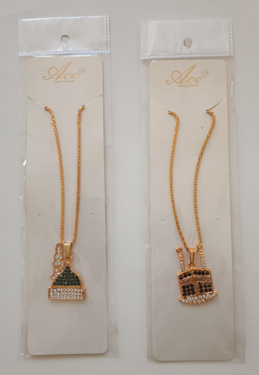 2 Pcs. of MAKKAH/MADINA NECKLACE # 2MMNIN
