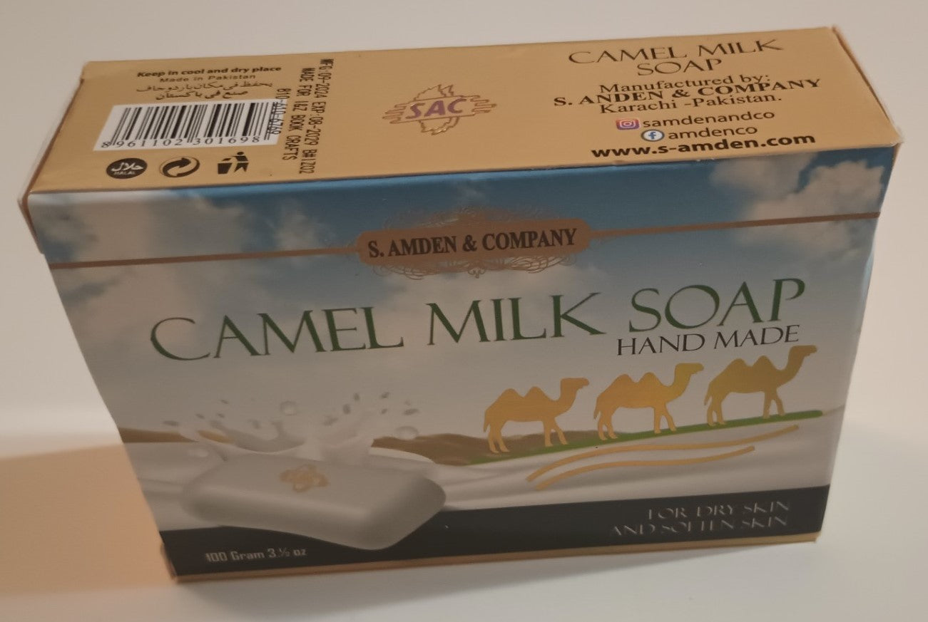 3 Pcs. of CAMEL MILK SOAPS-HALAL No Animal Fats #SACCMS