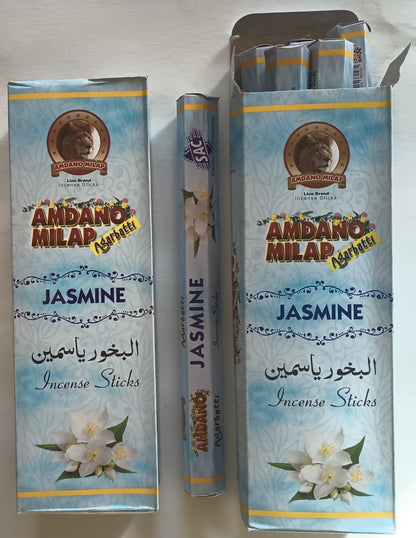 6 TUBES OF JASMINE INCENSE STICK # SACJE-Fast US Shipping