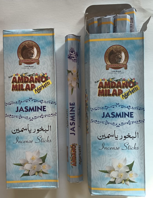 6 TUBES OF JASMINE INCENSE STICK # SACJE-Fast US Shipping