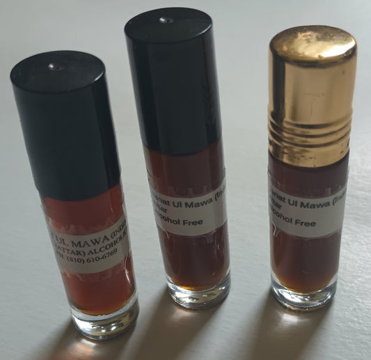 3 Bottles of JANAT UL MAWA (Indian) Oil/Attar/Itr (Alcohol Free) #JWI جنة المأوى (هندي)