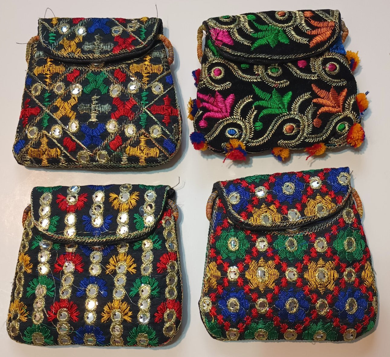 TRADITIONAL SINDHI CLUTCH BAG (Handmade/Hand Crafted)  # 1SSCP