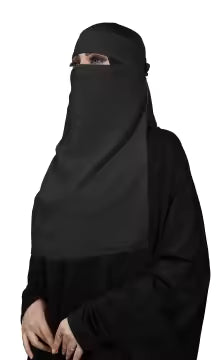 6 pieces of Black Niqab (full coverage) # 6IZNA11-223302