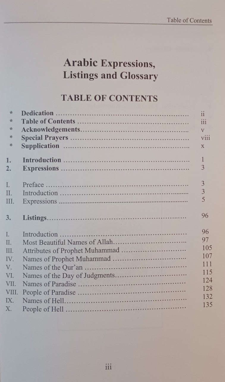 2 Copies of Arabic Expressions, Listing Glossary by Dr. Ahmad H. Sakr #DSAELG