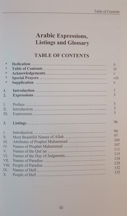 2 Copies of Arabic Expressions, Listing Glossary by Dr. Ahmad H. Sakr #DSAELG