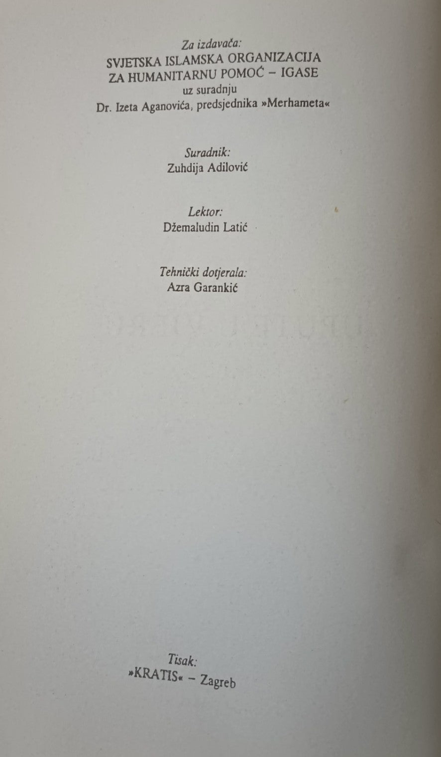 3 Copies of Upute U Vjeru (Arabic + Bosnian) # STBUUVU By: IGASE