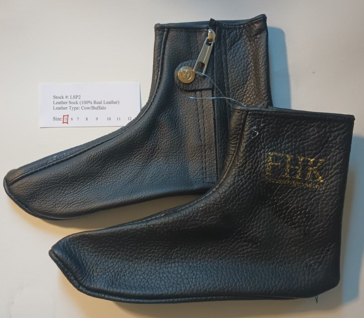Size 7-Muslim Leather Socks/KHUFFAIN/KHUFF/SUNNAH #LS7B 100% Real Leather