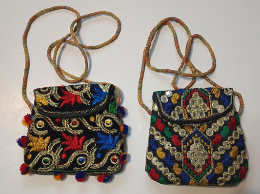 3 Pcs. of TRADITIONAL SINDHI CLUTCH BAG (Handmade/Hand Crafted)  # 2SSCP