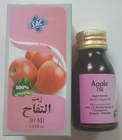 2 Bottles of 30 ml APPLE OIL 100% Natural #SACALE