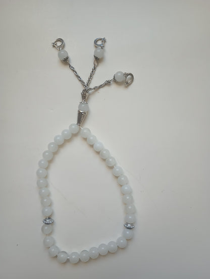 OPAL GEMSTONE PRAYER BEADS (Tasbih/Rosary/Misbaha) #33OPB