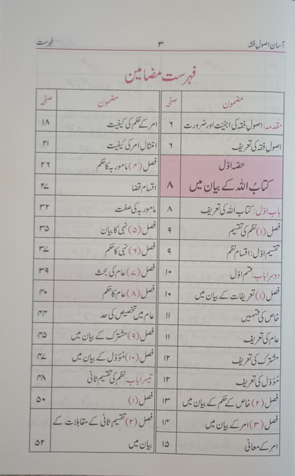 2 Copies of Aasan Asool Fiqah (Urdu) by Moulana Muhammed Muhyuddin #ABAUEF