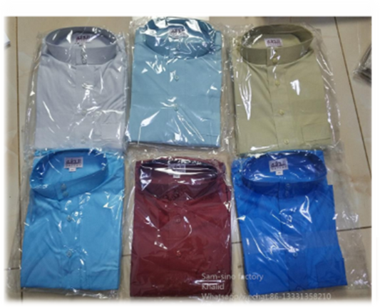 12 Pieces of ADULT Thobes (Plain) #KW006D (6 Colors per dozen)