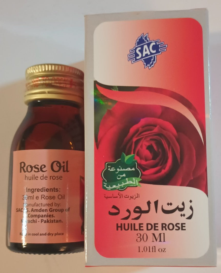 2 Bottles of 30 ml-ROSE OIL by SAC #ASNO Fast the USA Shipping