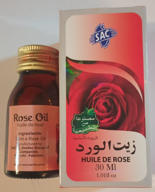 12 Bottles of 30 ml-ROSE OIL by SAC #ASNO Fast the USA Shipping