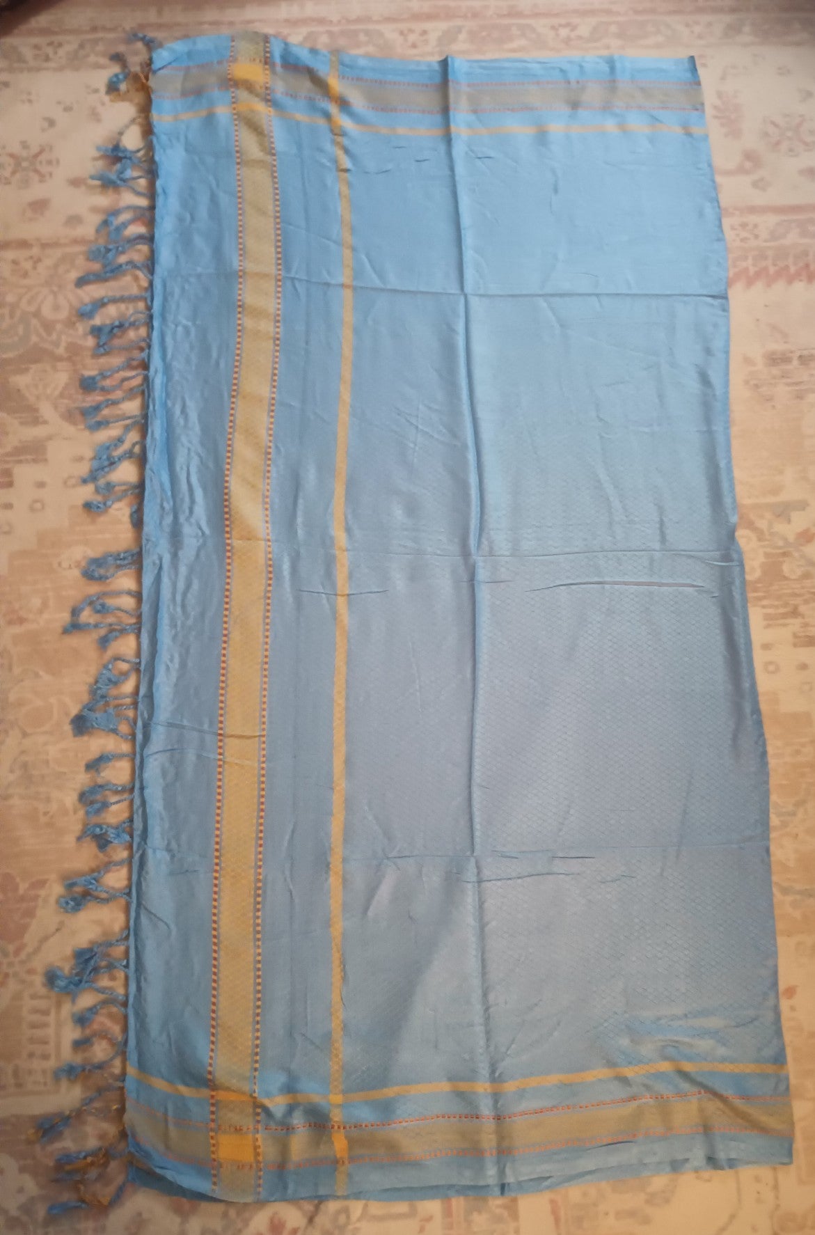 12 Pcs. of Machine Embroidery with Tassels SCARF/KHEFFIYA/YASHMAGH/ROMAL# FHSB