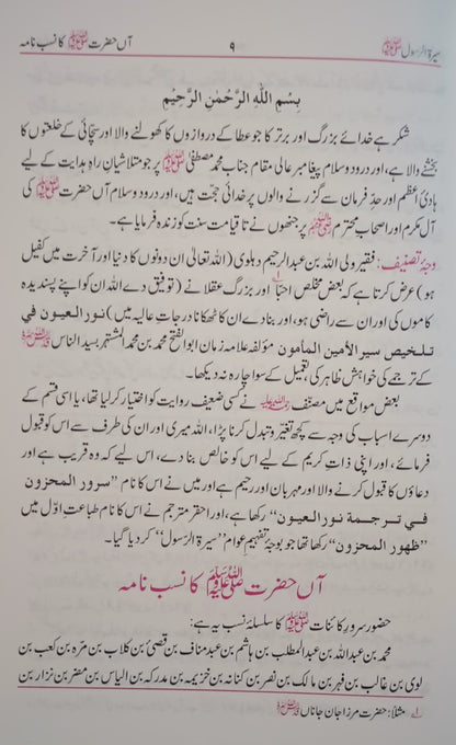 5 Copies of Seerat-ur-Rasool (S.A.W.) (Urdu) by Shah Waliullah Dehlvi #ABSR