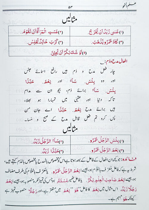 2 Copies of ILLMUN NAHAW (Arabic + Urdu) #2ASIN by Moulana Mushtaq Ahmed Charthawali