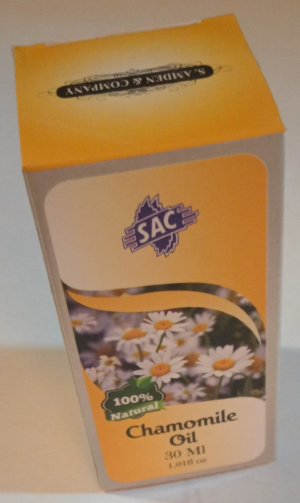 2 Bottles of 30 ml CHAMOMILE OIL 100% Natural #SACCLE زيت البابونج