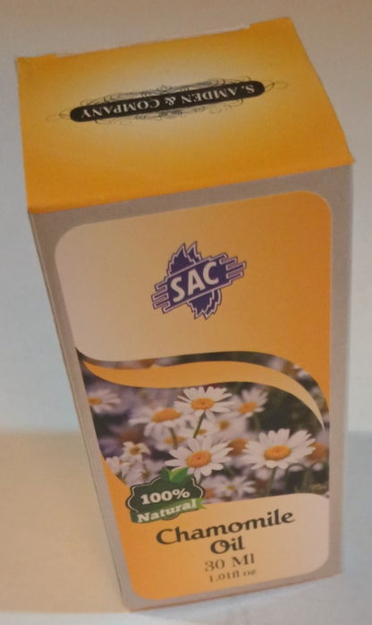 2 Bottles of 30 ml CHAMOMILE OIL 100% Natural #SACCLE زيت البابونج