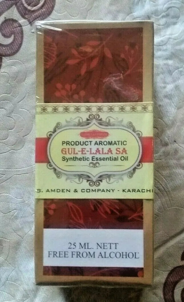 2 Bottles of Gul-E-Lala SA Perfume (Alcohol Free)Oil/ Attar (Aromatic Product)
