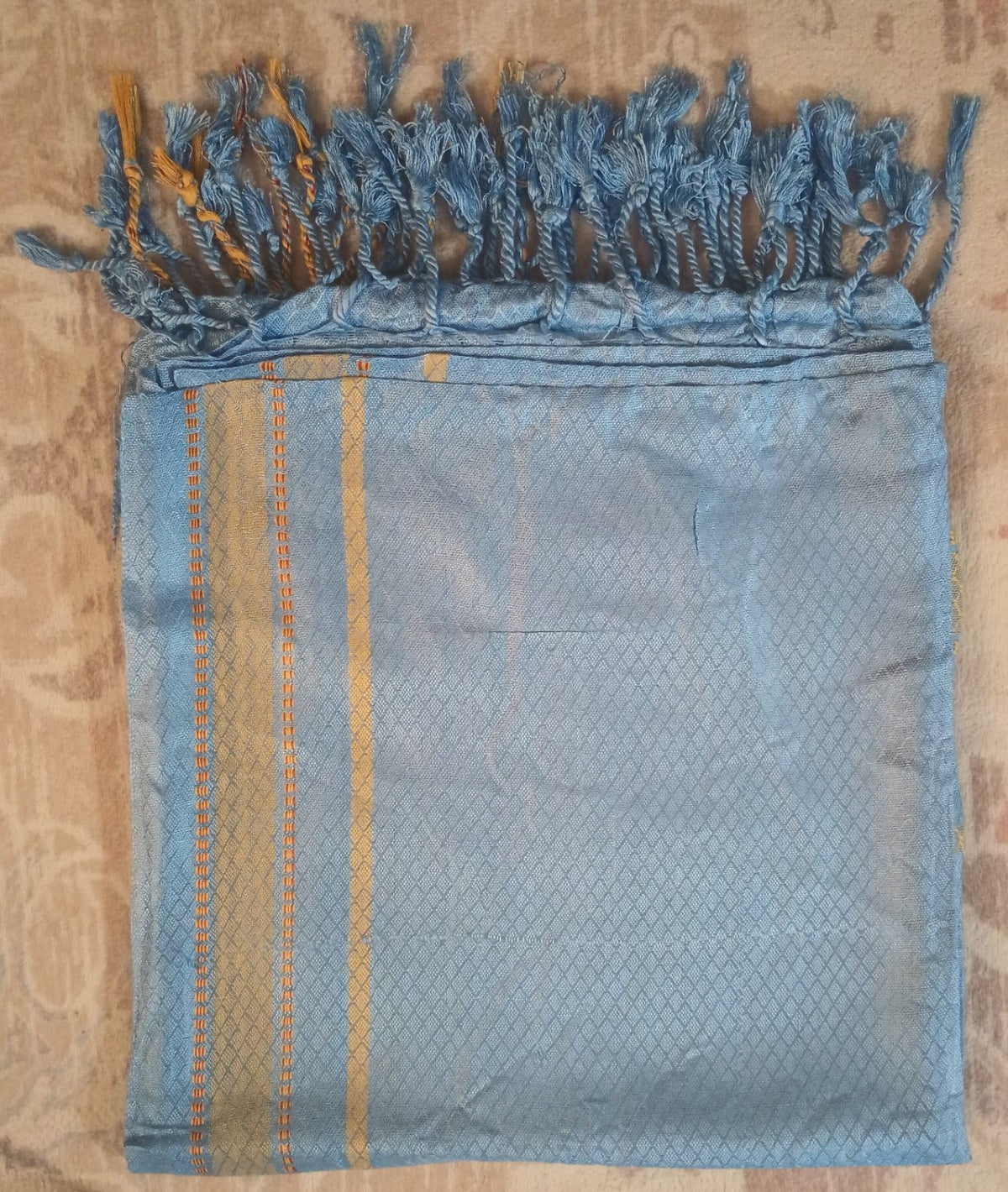 12 Pcs. of Machine Embroidery with Tassels SCARF/KHEFFIYA/YASHMAGH/ROMAL# FHSB