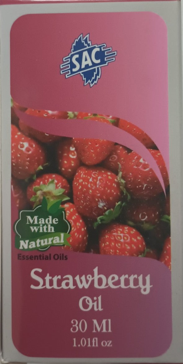2 Bottles of 30 ml- STRAWBERRY OIL Made with Natural Essential Oils #SACSBY