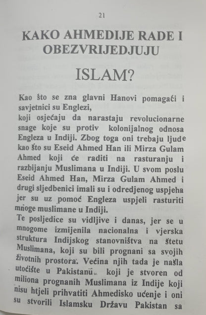 3 Copies of Ahmedije Protivnici Islama (Bosnian) by Muhamed Mujkanovic #STBAPI
