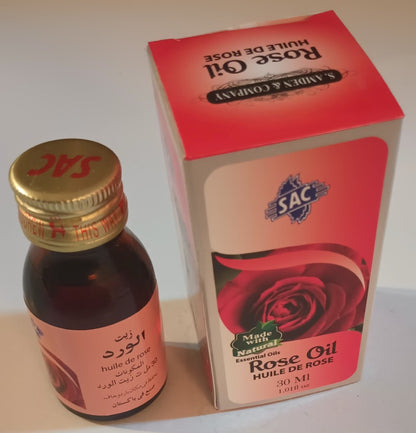 2 Bottles of 30 ml-ROSE OIL by SAC #ASNO Fast the USA Shipping