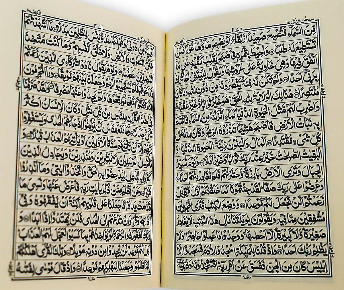 2 Copies of The HOLY QURAN in ARABIC (16 lines per page) (Pocket Size) # 2ZQ147