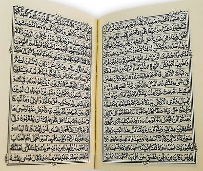 2 Copies of The HOLY QURAN in ARABIC (16 lines per page) (Pocket Size) # 2ZQ147
