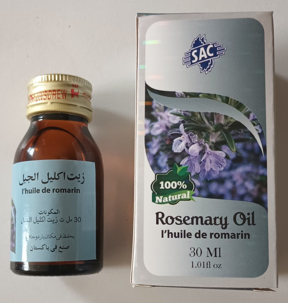 2 Bottles of 30 ml-ROSEMARY OIL (100% Natural) by SAC #ARMO Fast the USA Shipping