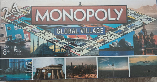 MONOPOLY- GLOBAL VILLAGE (18” x 18”) # 1001MPFB
