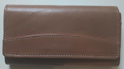 2 Pcs. Of Women's Large Capacity Genuine Leather Clutch Wallet #IZWCWBR