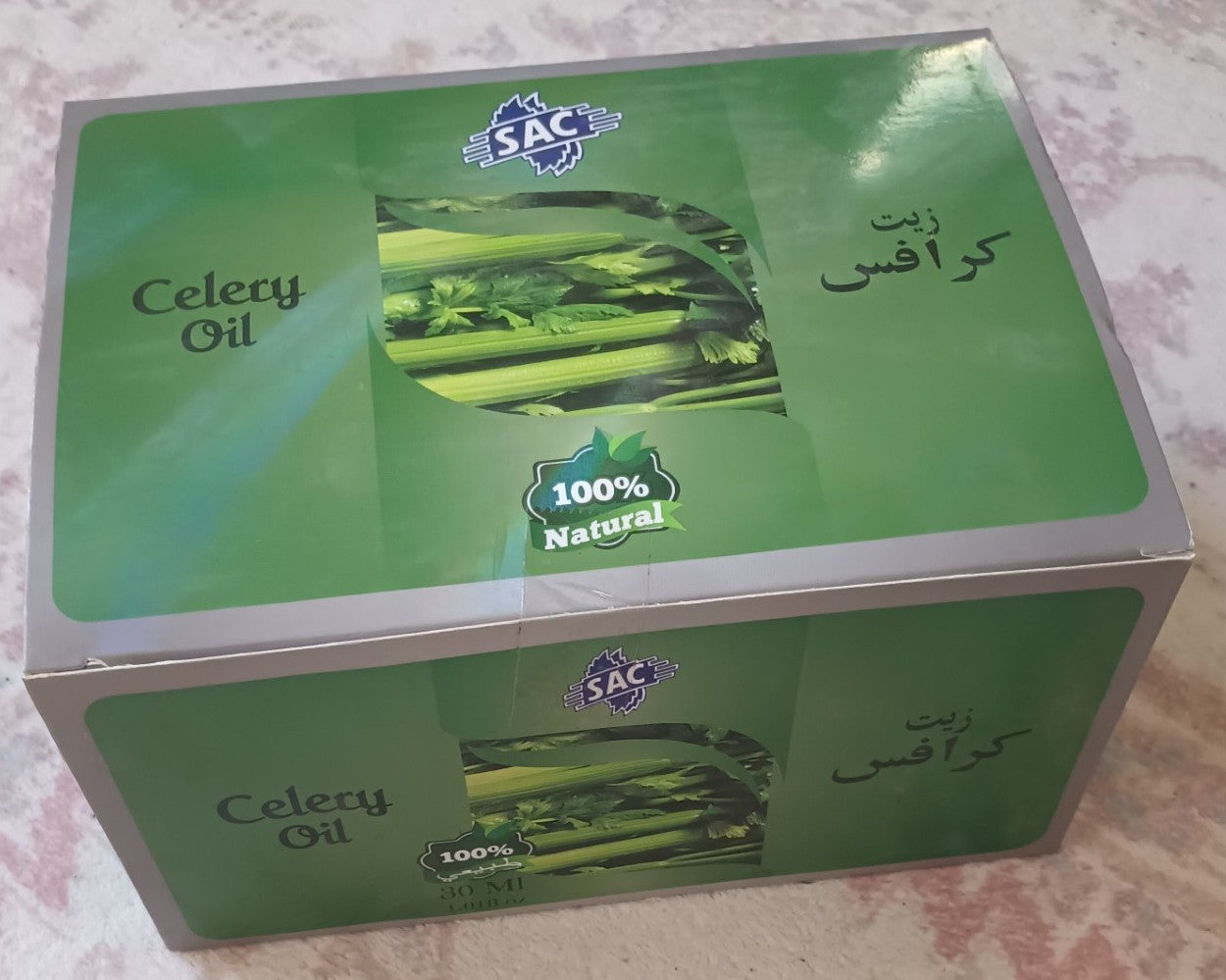 12 Bottles of 30 ml CELERY OIL 100% Natural # SACCRY