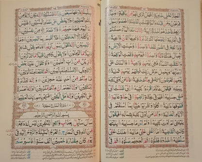 3 Copies of PUNJ PARA (Arabic Only) Last 5 Juz-Color Coded Tajweedi with Tajweed Rules #3MIAPP