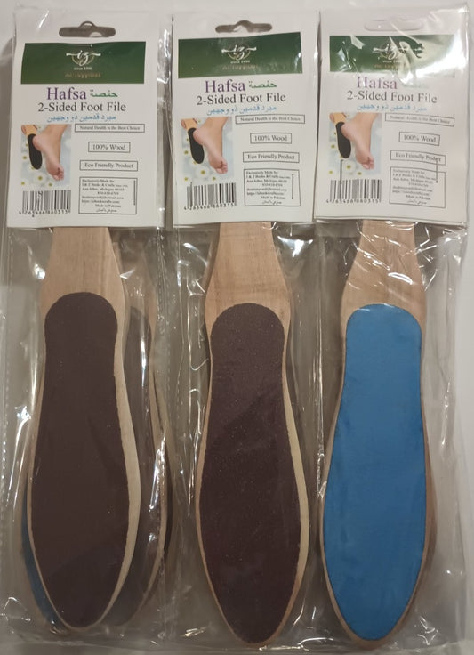 12 Pieces of Hafsa 2-Sided Foot File #AAAHFF