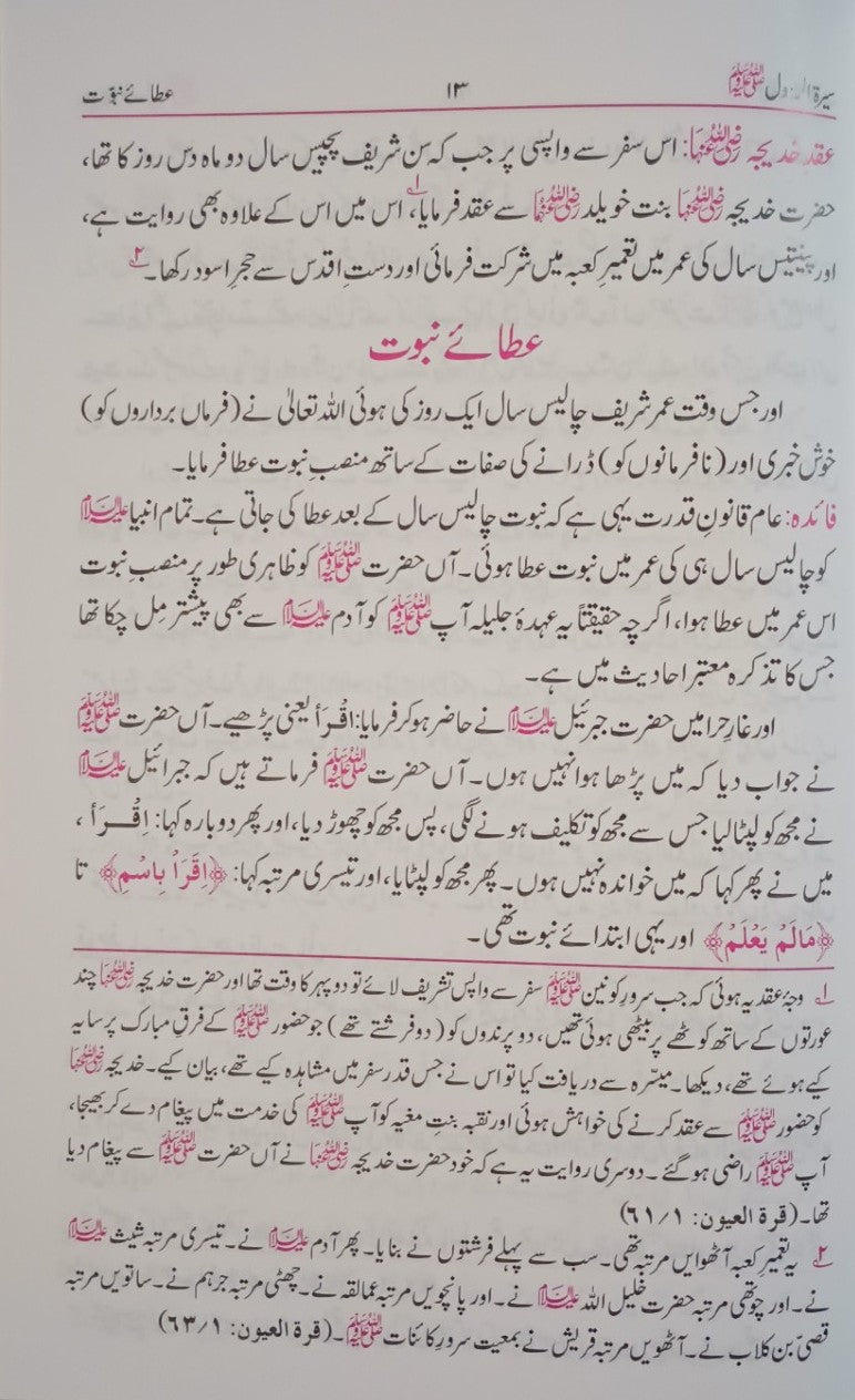 5 Copies of Seerat-ur-Rasool (S.A.W.) (Urdu) by Shah Waliullah Dehlvi #ABSR