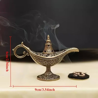 3 Pieces of Vintage Aladdin Incense/Frankincense/Bakhoor/Loban Burner #CBIB