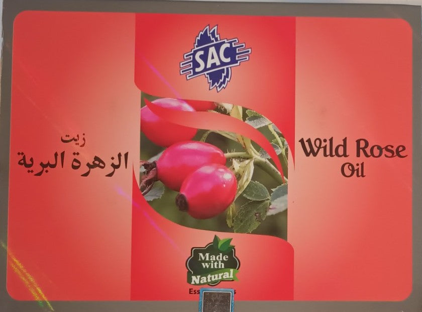 2 Bottles of 30 ml-WILD ROSE OIL by SAC #SACWR Fast the USA Shipping