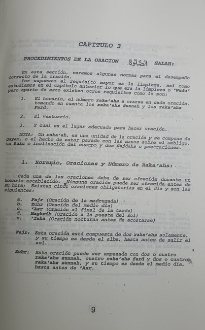 3 Copies of LA ORACION [Salat] (Spanish) الأسبانية #ASLO