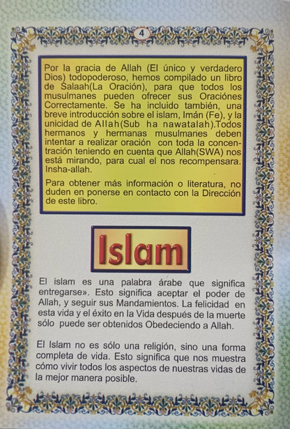 3 Copies of LA ORACION [Libro de Salat] (Spanish) الأسبانية #ASLOLDS
