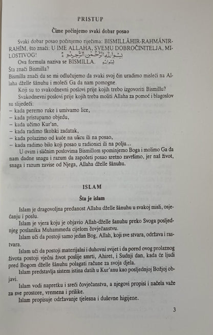 3 Copies of Upute U Vjeru (Arabic + Bosnian) # STBUUVU By: IGASE
