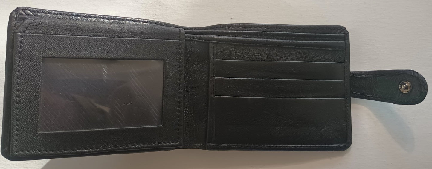 12 pieces of Button Lockable Wallet #IZLBLW