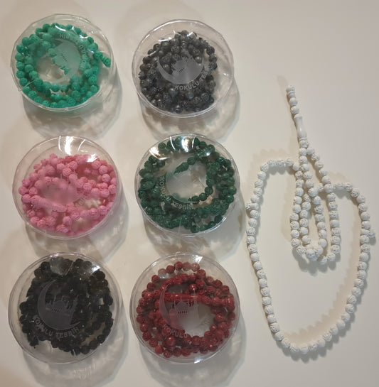 2 Rose Perfume Prayer Beads #KTPPB مسبحة عطر الورد