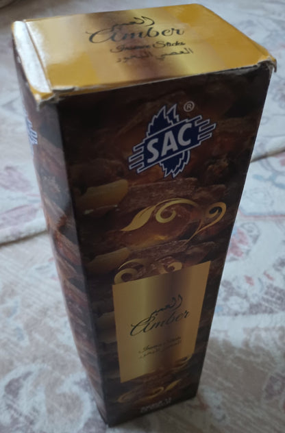 12 Pouches OF AMBER العنبر INCENSE STICK # SACAP-Fast US Shipping