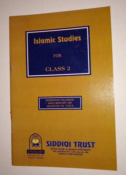 2 Copies of ISLAMIC STUDIES FOR CLASS 2 [2ISFC] Best Gift for Children