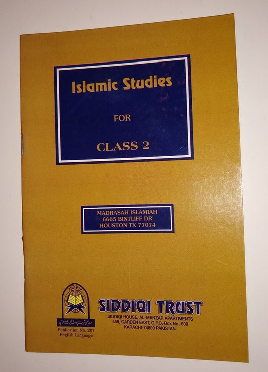 2 Copies of ISLAMIC STUDIES FOR CLASS 2 [2ISFC] Best Gift for Children