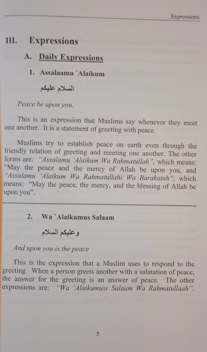 2 Copies of Arabic Expressions, Listing Glossary by Dr. Ahmad H. Sakr #DSAELG