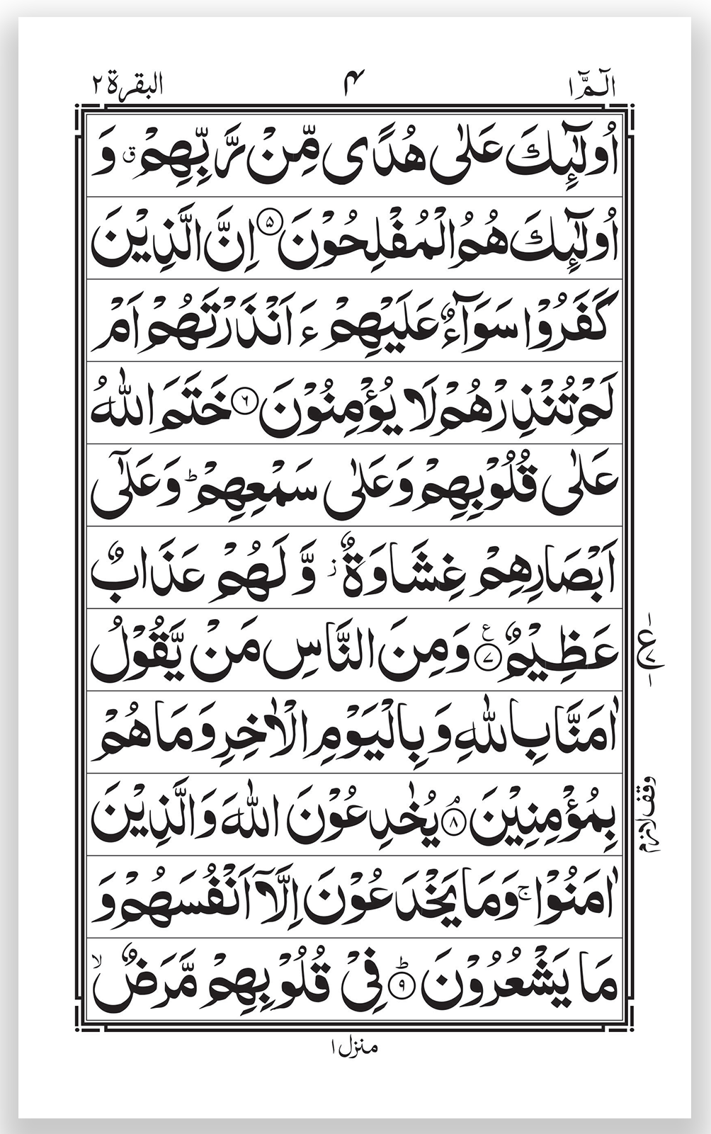 The Holy Quran in Arabic (30 Separate Part [Juz]) Sipara Set # ZQ273
