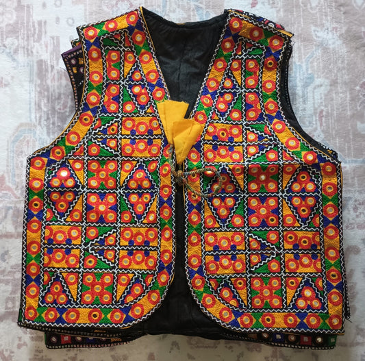 12 Pcs. of Traditional Pakistani/SINDHI/BALOCHI VEST # ASBV